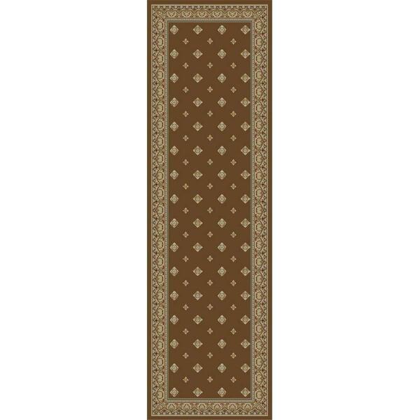 Concord Global Trading Area Rugs, 2 Ft. 7 In. X 4 Ft. 1 In. Ankara Pin Dot - Brown 63083